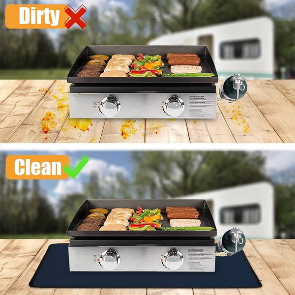 put a mat under table grill_3 put a mat under table grill_3