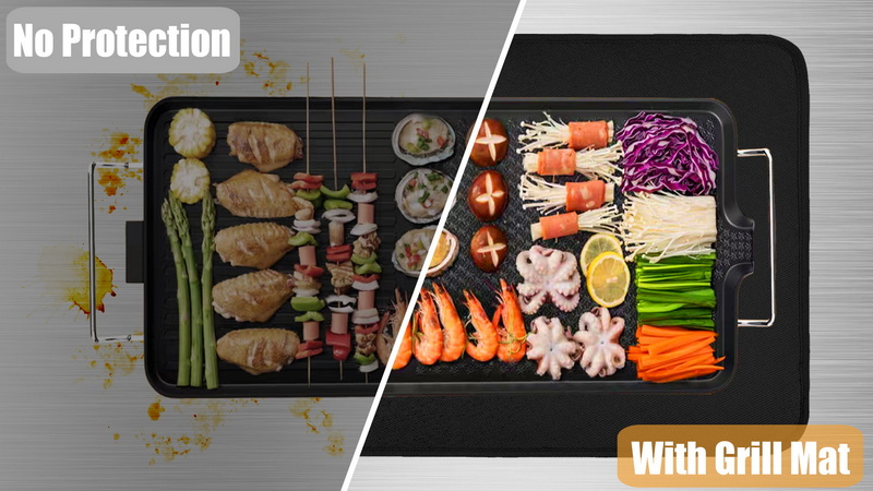 put a mat under table grill_2 put a mat under table grill_2