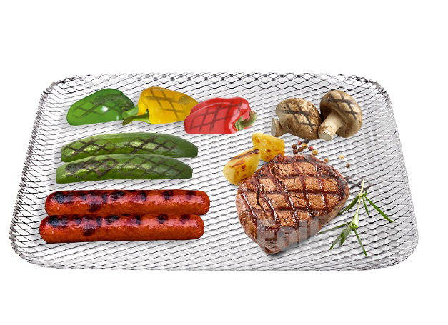 Use of disposable aluminum foil grill mats