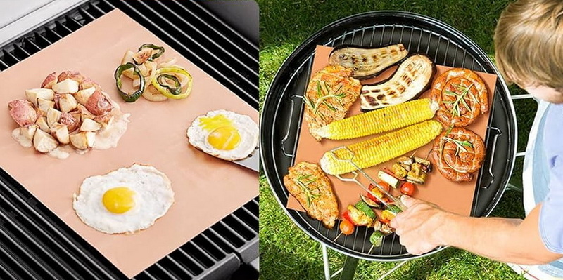 Copper BBQ Grill Mat_2