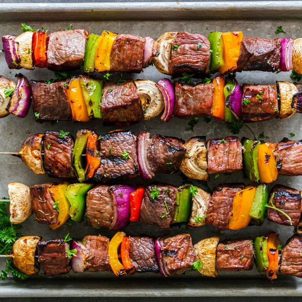 Use Grilling Mats for Shish Kabobs (2)