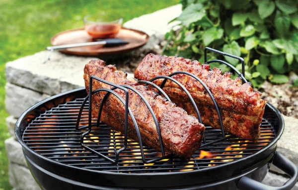 Smoking Ribs With Rib Rack