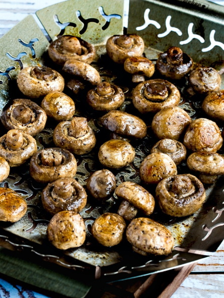 Cook Mushrooms on The Grill Mat_2