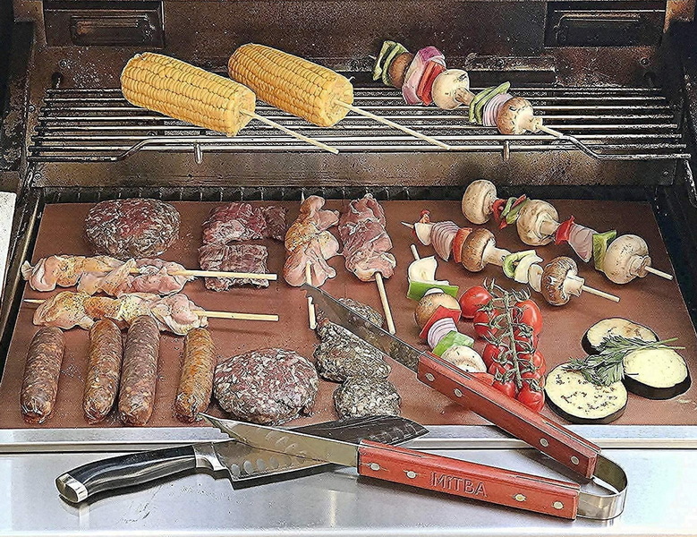 What Is The Miracle Grill Mat Made Of?