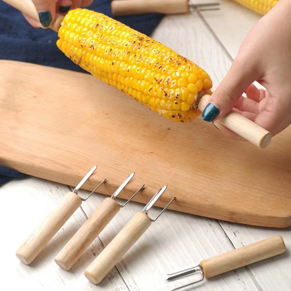 Corn on the Cob Grill Holder Works Best for Outdoor BBQs_1