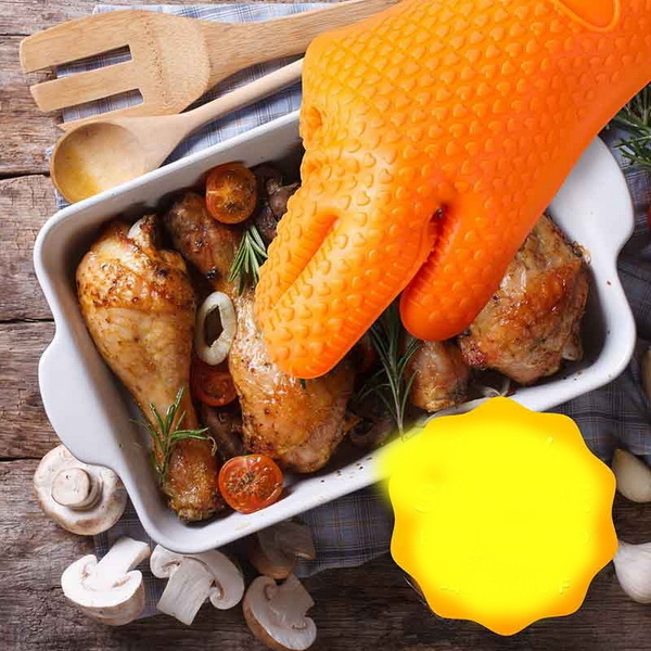 Gants en silicone pour la cuisine du barbecue