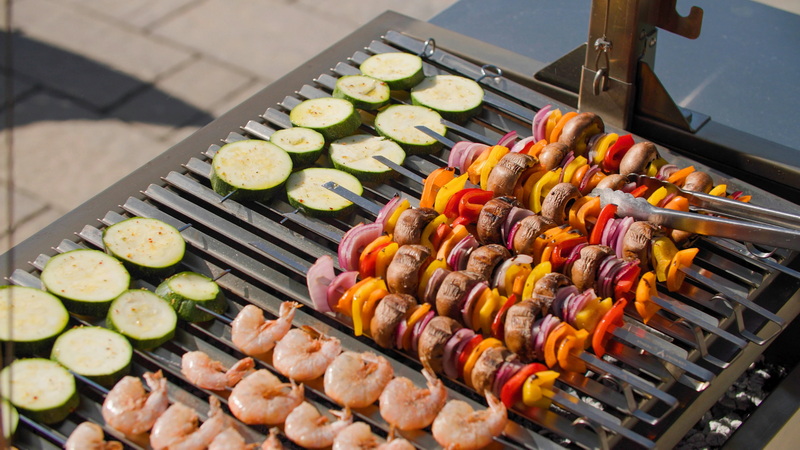 What Are The Benefits of Using A 36 Holes Skewer Kebab Maker for Grilling?