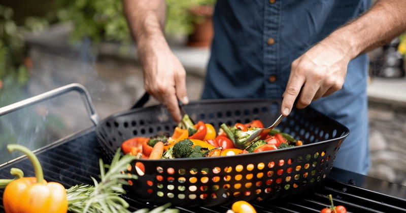 How Do BBQ Skewer Baskets Make Grilling Vegetables Easier?