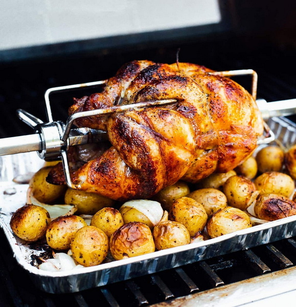 Heavy Duty Rotisserie Skewers