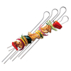 6 Pieces Metal Skewers for Grilling