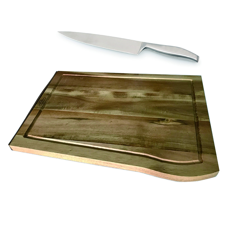 Cutting Board with Chef Knife