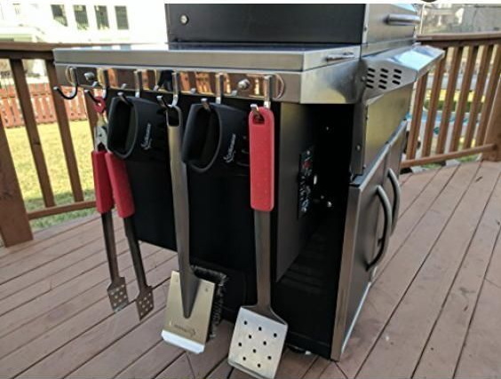 Arrange Grill Tools in Backyard_1