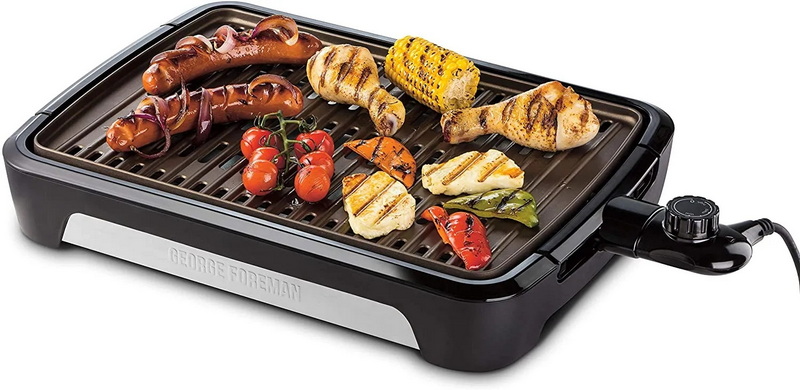 George Foreman Grill Using BBQ Mat_2