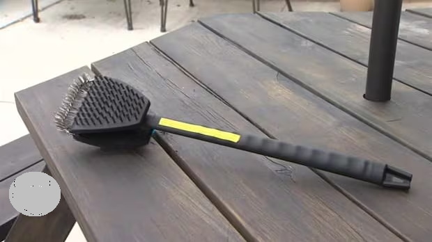 Grill Brush Injury Prevention